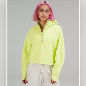 Lululemon Scuba Oversized Half-Zip Hoodie Electric Lemon Size M/L